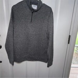 Old Navy Men's Gray Zip-Up Sweater